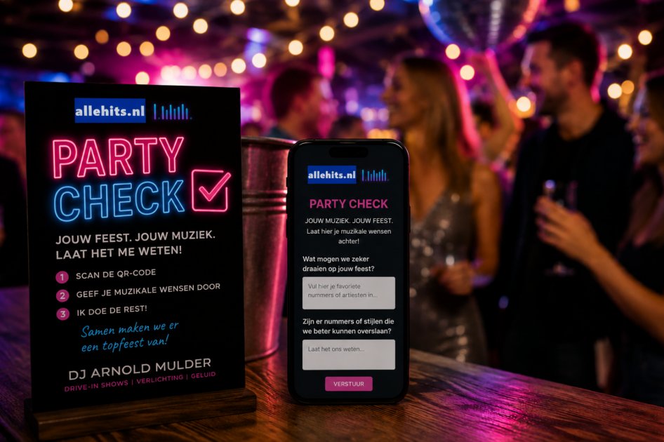Party Check: jouw muziekwensen direct bij de DJ